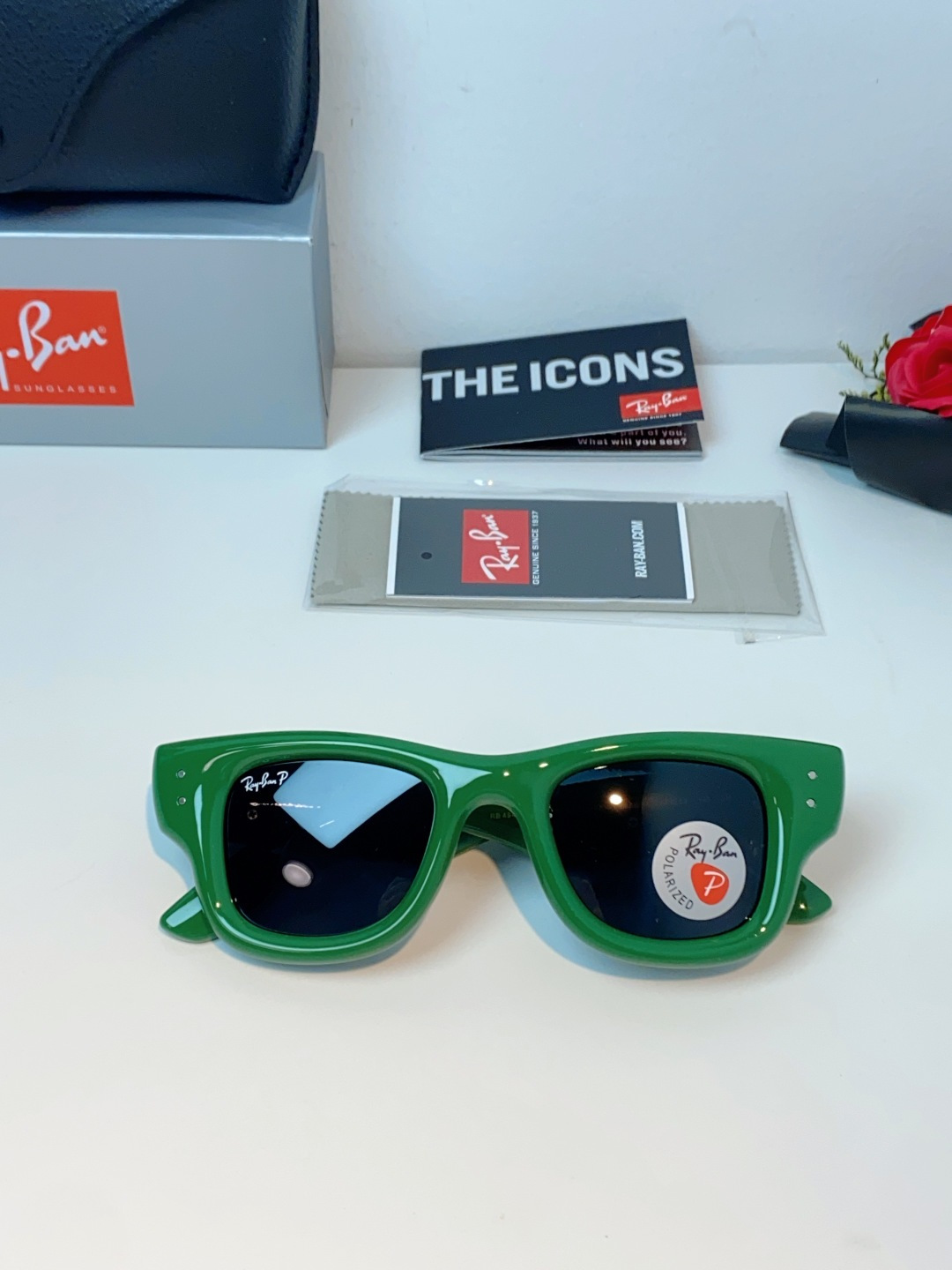 RayBan雷朋 ASAP ROCKY联名带钻款Puffer方形男女款太阳镜0RB4940B Size: