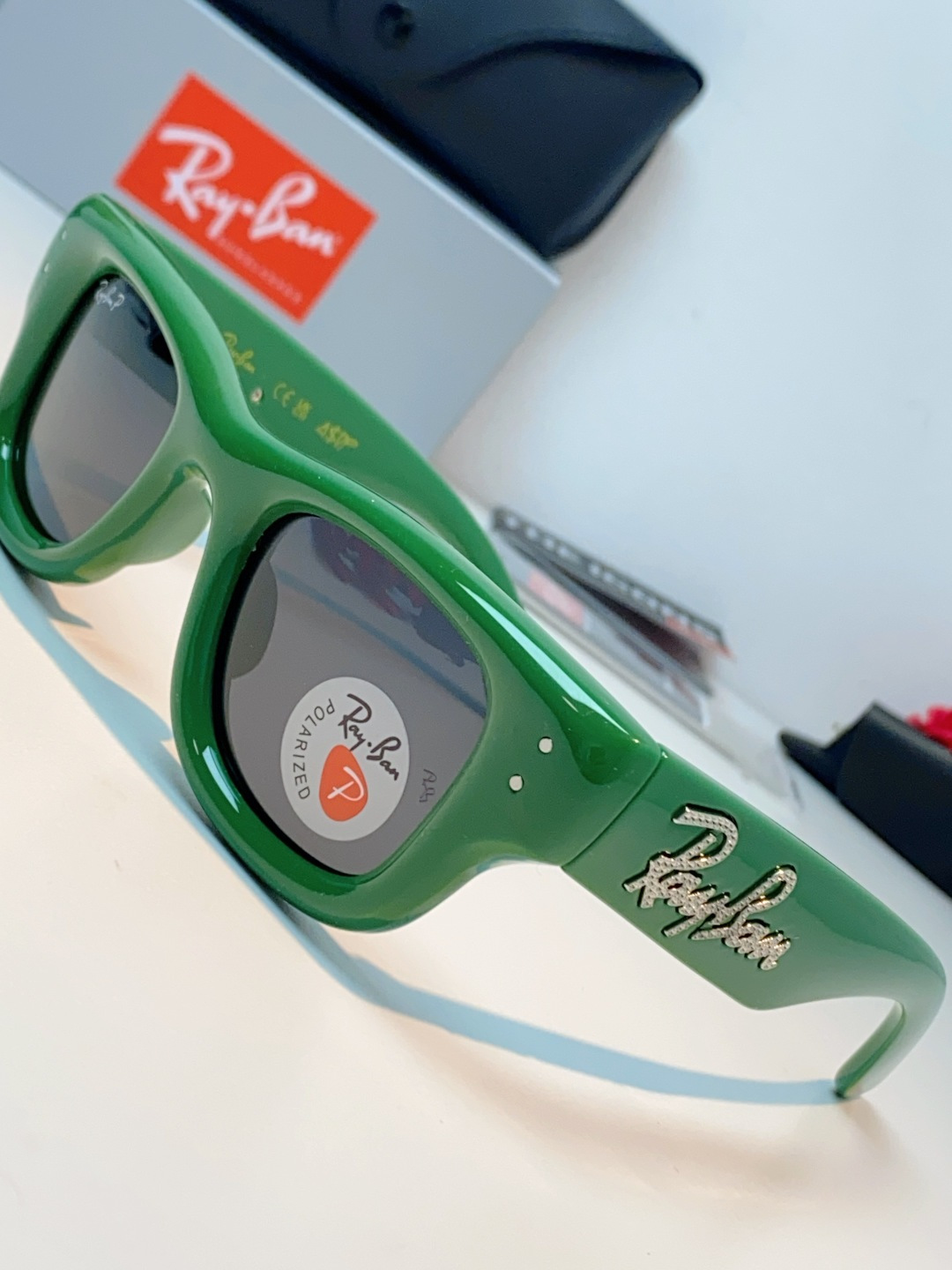 RayBan雷朋 ASAP ROCKY联名带钻款Puffer方形男女款太阳镜0RB4940B Size: