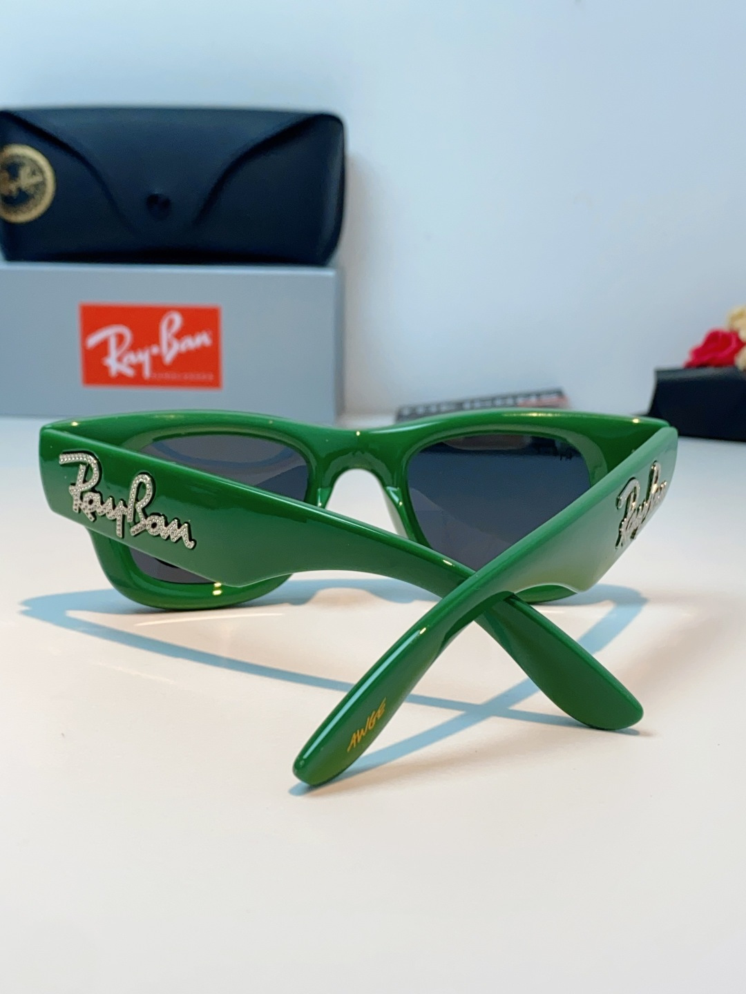 RayBan雷朋 ASAP ROCKY联名带钻款Puffer方形男女款太阳镜0RB4940B Size: