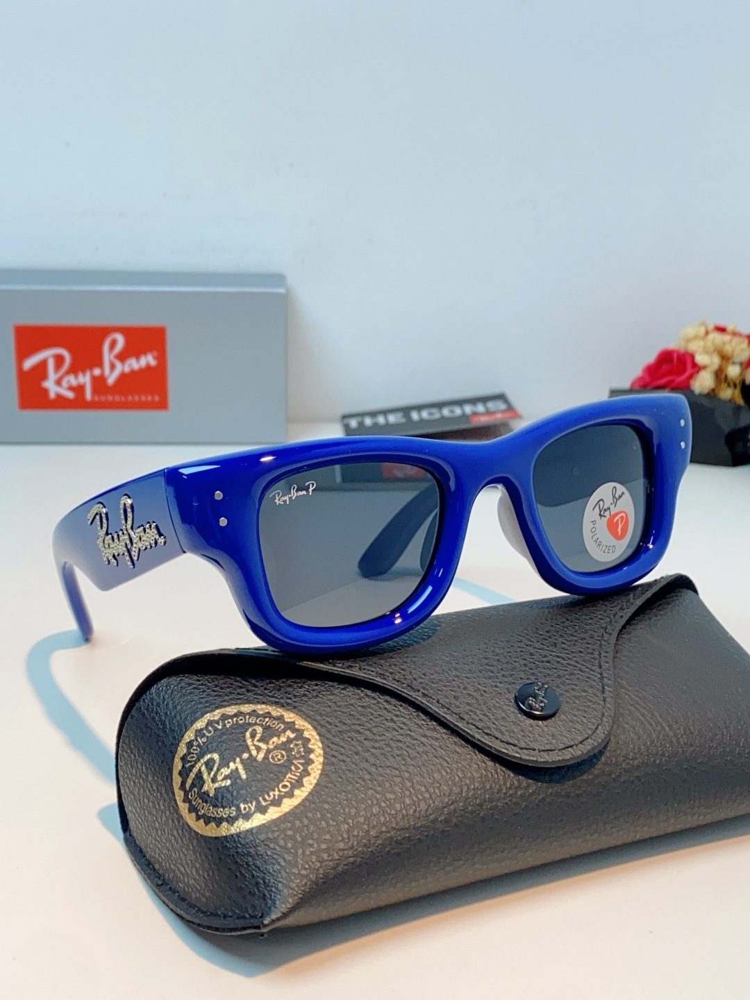 RayBan雷朋 ASAP ROCKY联名带钻款Puffer方形男女款太阳镜0RB4940B Size: