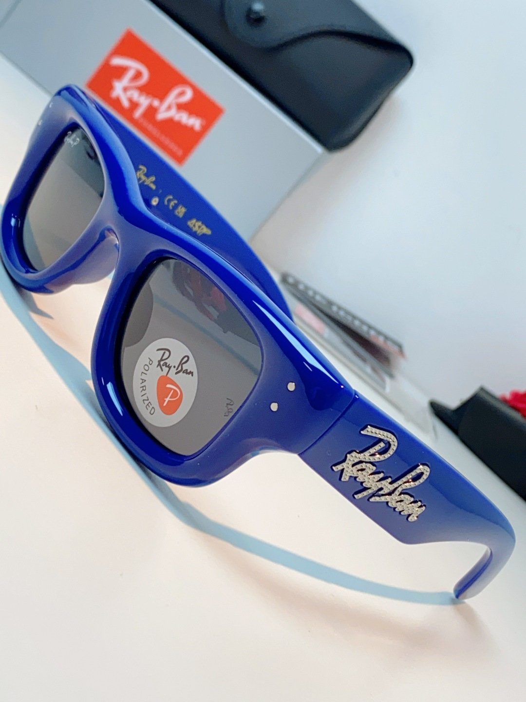 RayBan雷朋 ASAP ROCKY联名带钻款Puffer方形男女款太阳镜0RB4940B Size: