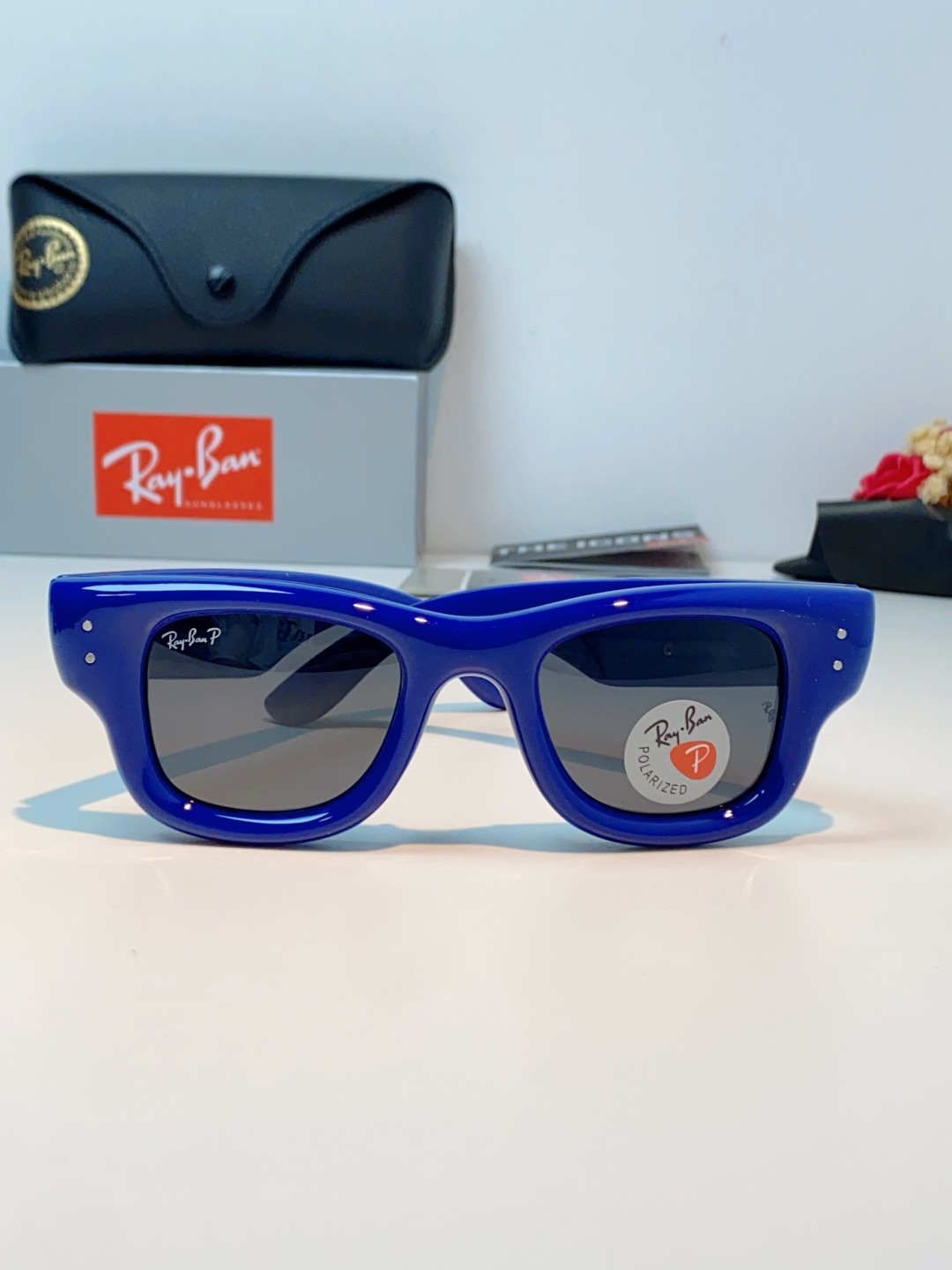 RayBan雷朋 ASAP ROCKY联名带钻款Puffer方形男女款太阳镜0RB4940B Size: