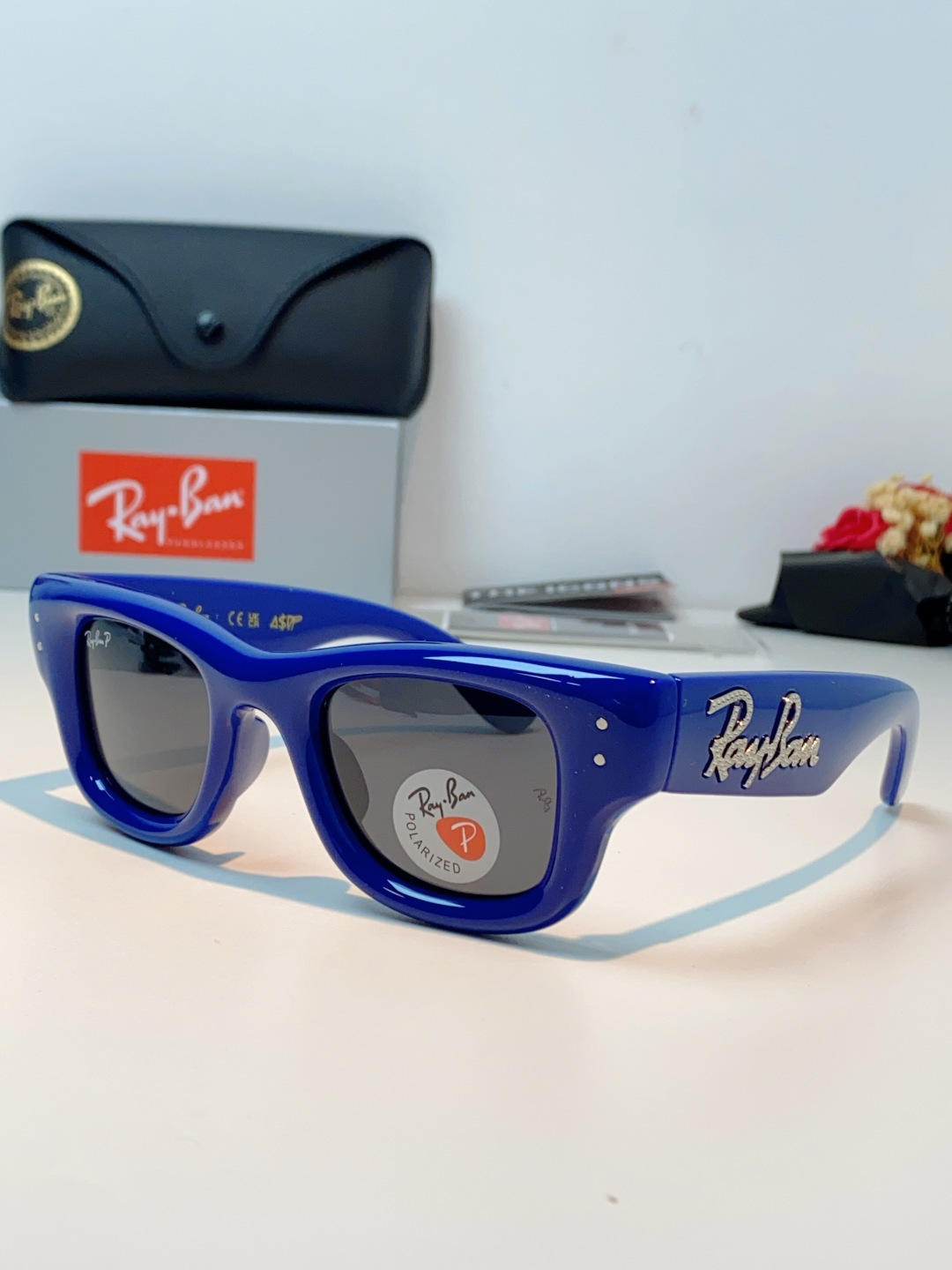 RayBan雷朋 ASAP ROCKY联名带钻款Puffer方形男女款太阳镜0RB4940B Size:
