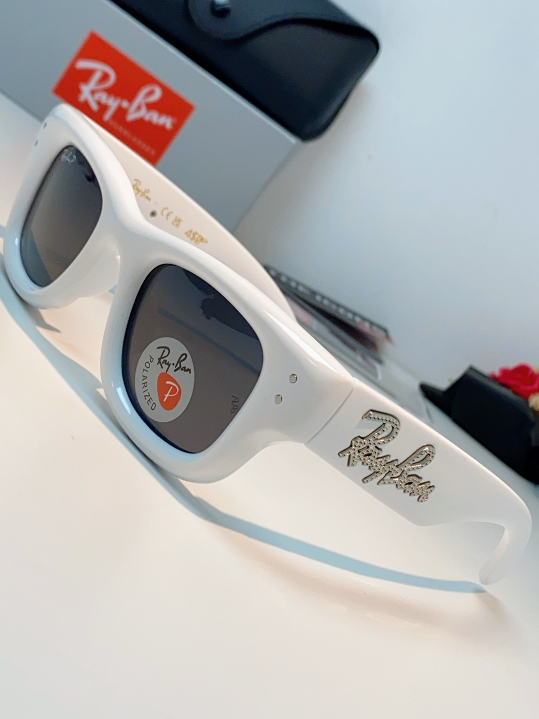 RayBan雷朋 ASAP ROCKY联名带钻款Puffer方形男女款太阳镜0RB4940B Size: