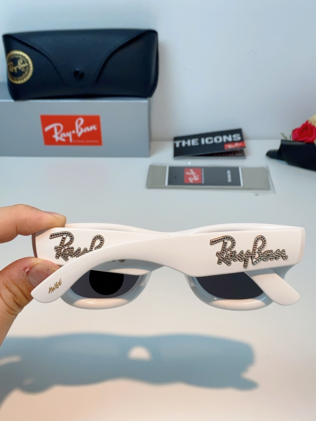 RayBan雷朋 ASAP ROCKY联名带钻款Puffer方形男女款太阳镜0RB4940B Size: