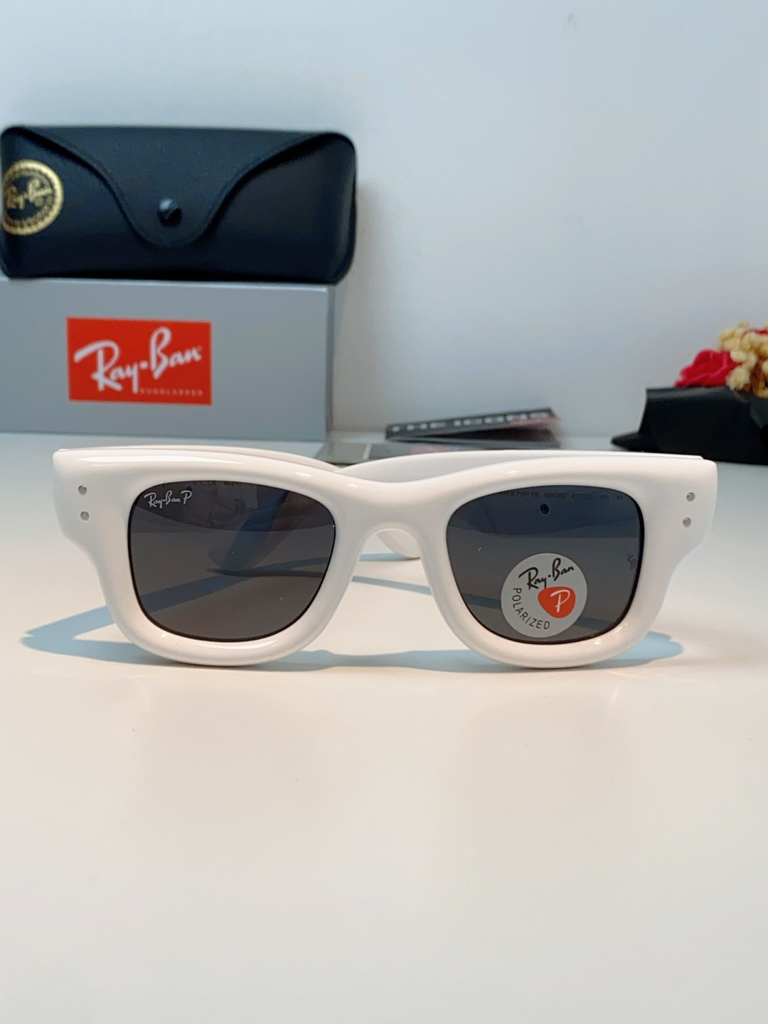 RayBan雷朋 ASAP ROCKY联名带钻款Puffer方形男女款太阳镜0RB4940B Size: