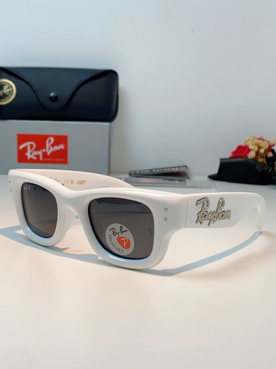 RayBan雷朋 ASAP ROCKY联名带钻款Puffer方形男女款太阳镜0RB4940B Size: