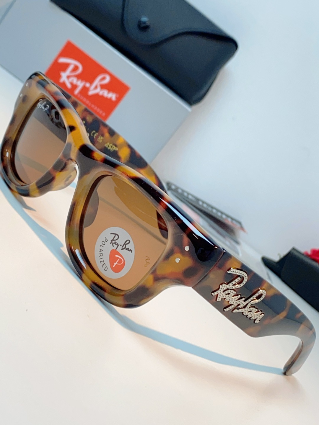 RayBan雷朋 ASAP ROCKY联名带钻款Puffer方形男女款太阳镜0RB4940B Size: