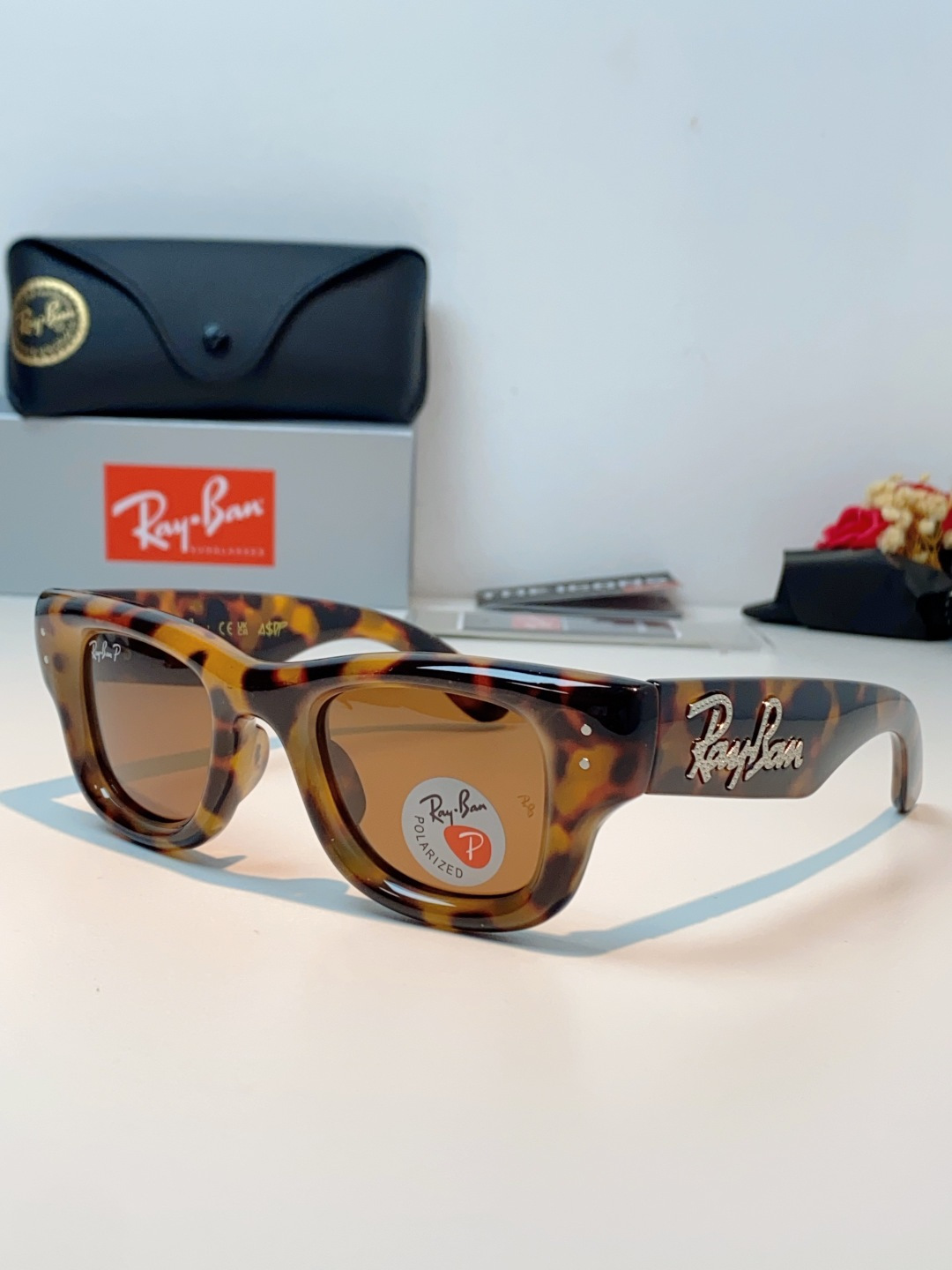 RayBan雷朋 ASAP ROCKY联名带钻款Puffer方形男女款太阳镜0RB4940B Size: