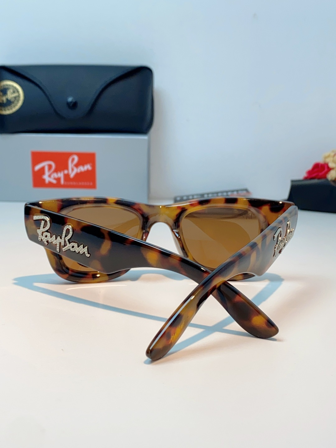 RayBan雷朋 ASAP ROCKY联名带钻款Puffer方形男女款太阳镜0RB4940B Size: