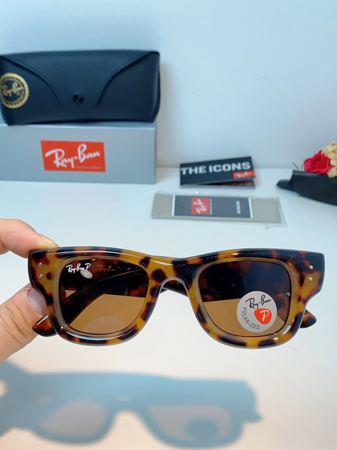 RayBan雷朋 ASAP ROCKY联名带钻款Puffer方形男女款太阳镜0RB4940B Size: