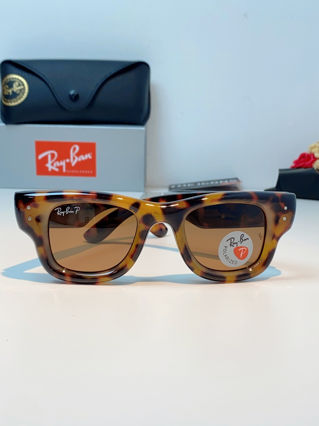 RayBan雷朋 ASAP ROCKY联名带钻款Puffer方形男女款太阳镜0RB4940B Size: