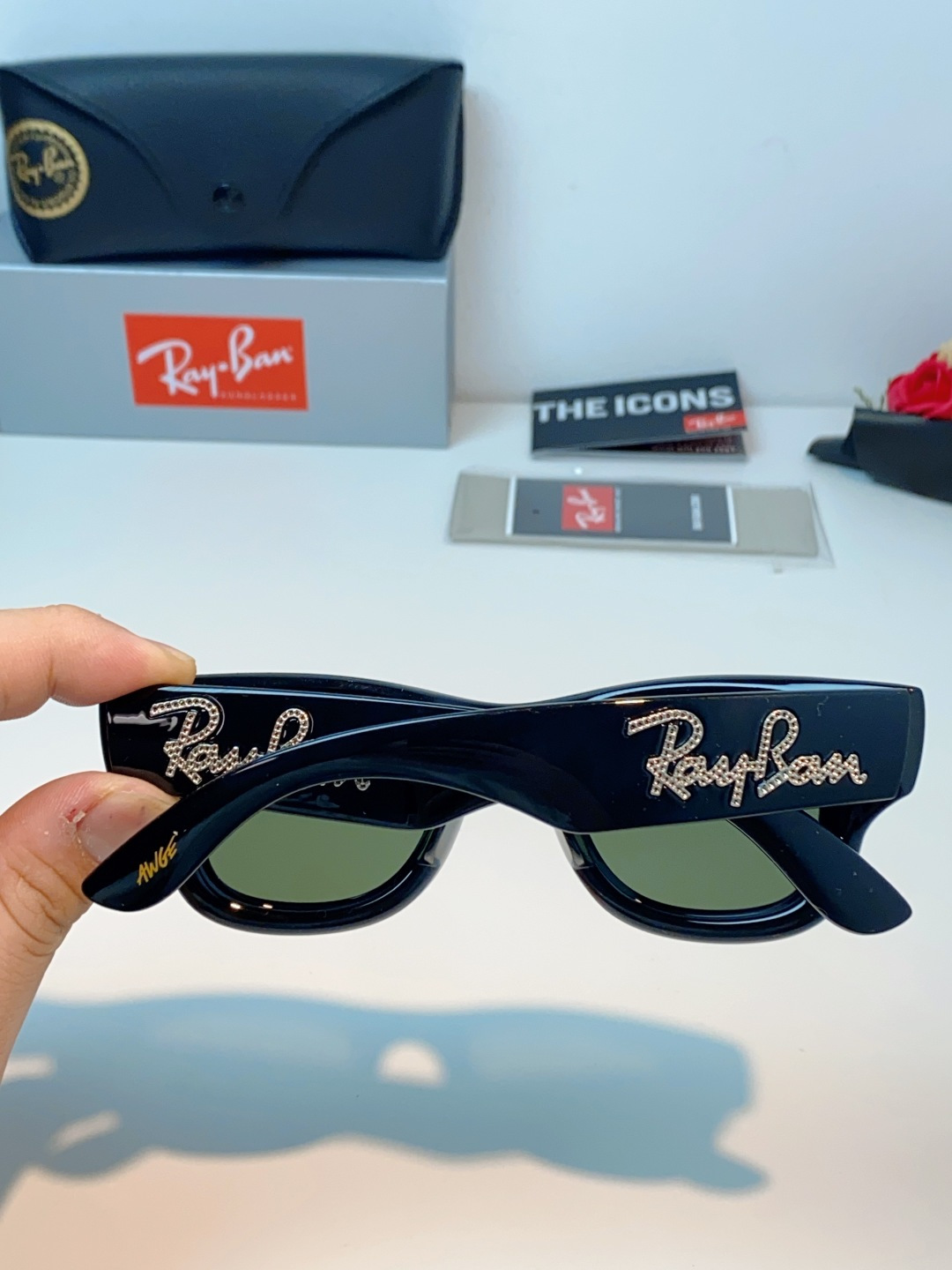 RayBan雷朋 ASAP ROCKY联名带钻款Puffer方形男女款太阳镜0RB4940B Size: