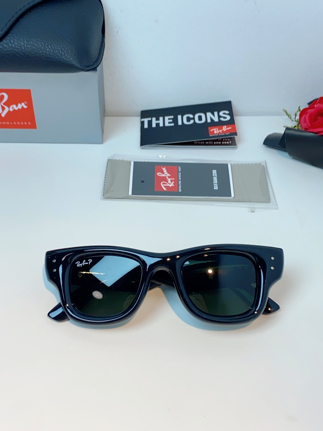 RayBan雷朋 ASAP ROCKY联名带钻款Puffer方形男女款太阳镜0RB4940B Size: