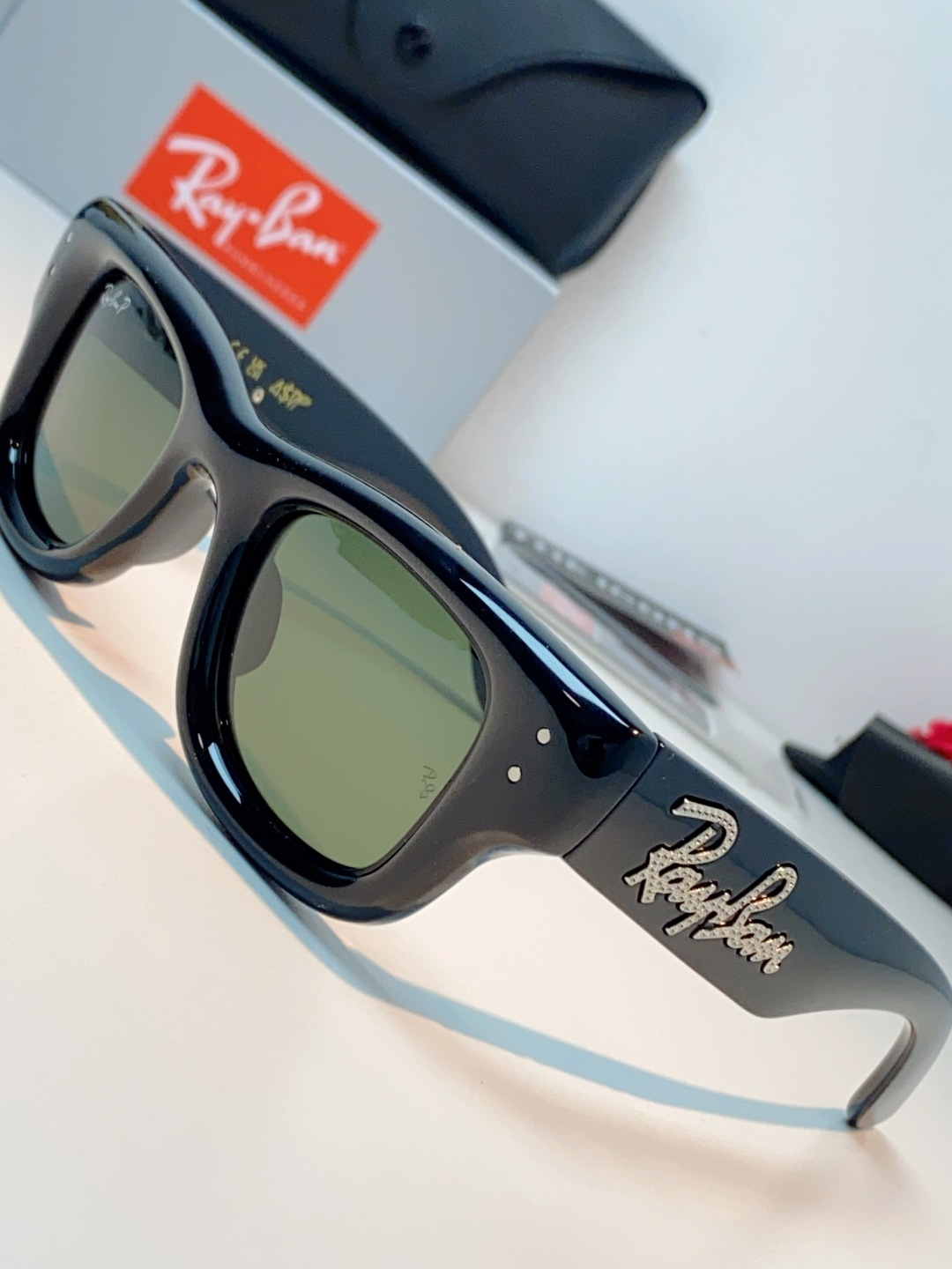 RayBan雷朋 ASAP ROCKY联名带钻款Puffer方形男女款太阳镜0RB4940B Size: