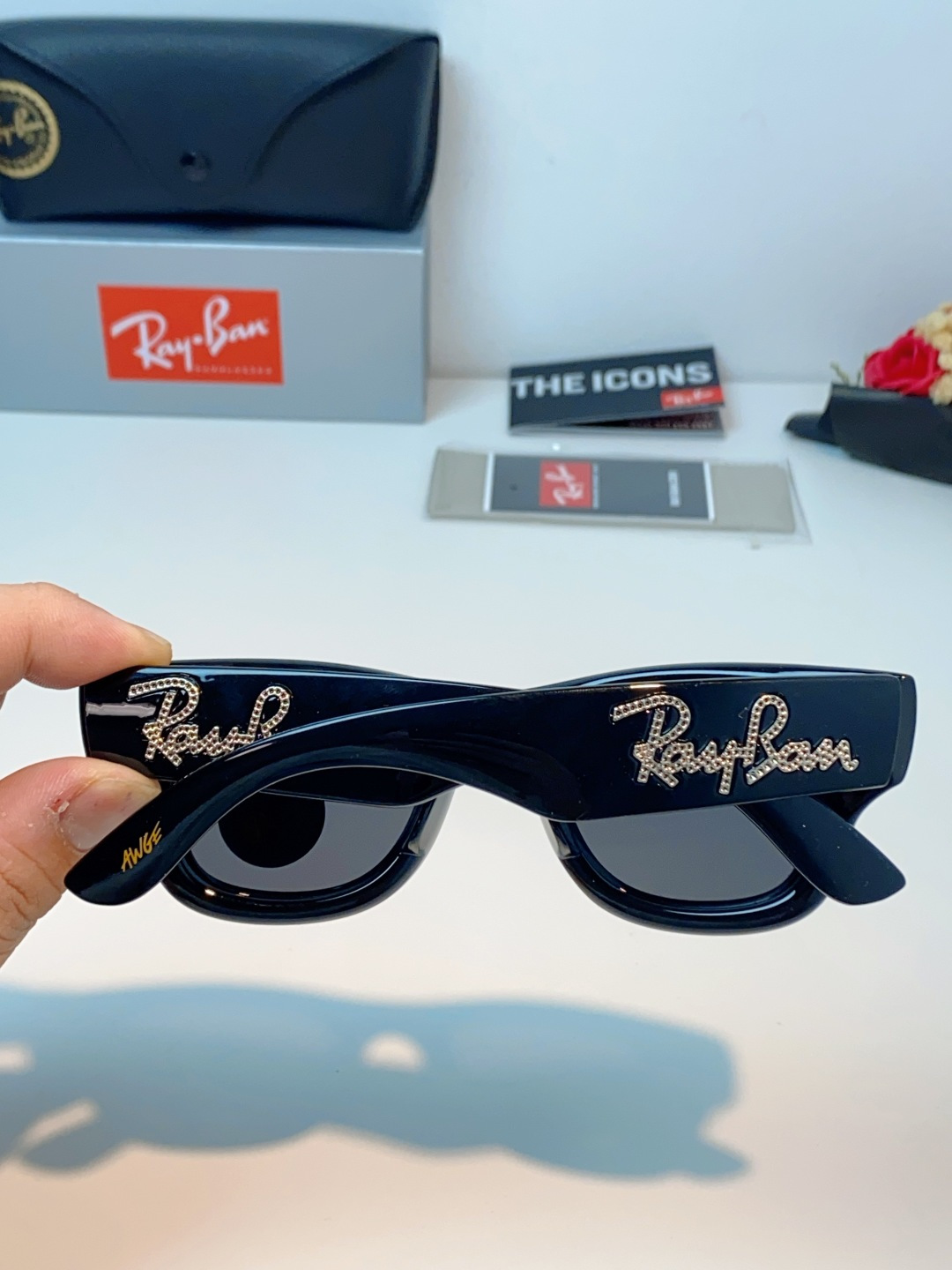 RayBan雷朋 ASAP ROCKY联名带钻款Puffer方形男女款太阳镜0RB4940B Size: