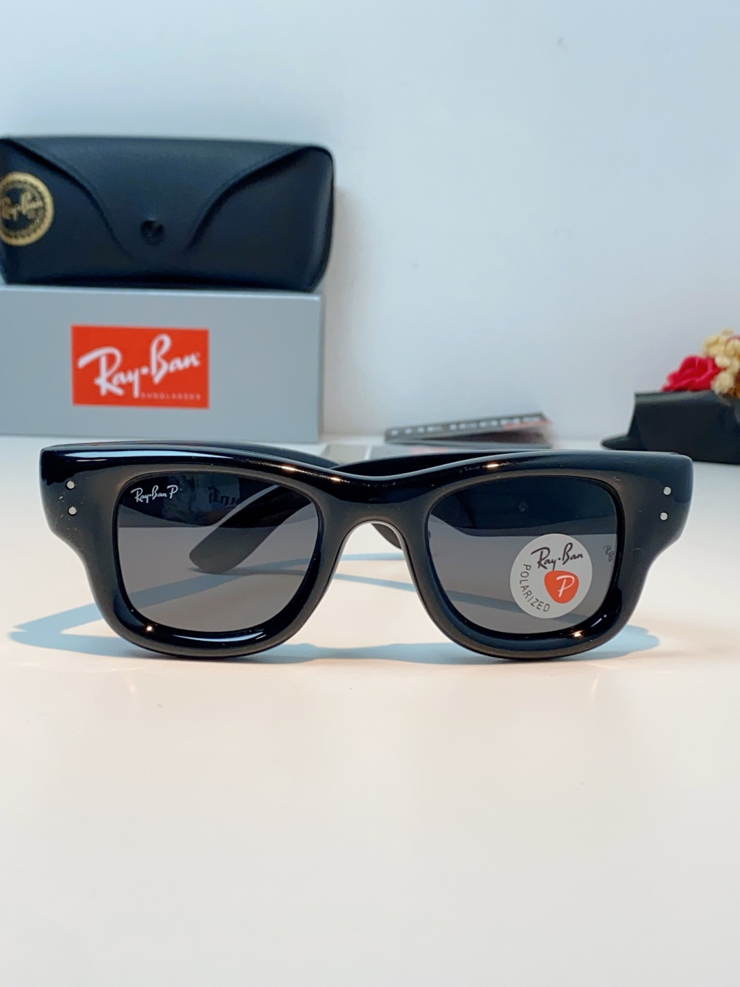 RayBan雷朋 ASAP ROCKY联名带钻款Puffer方形男女款太阳镜0RB4940B Size: