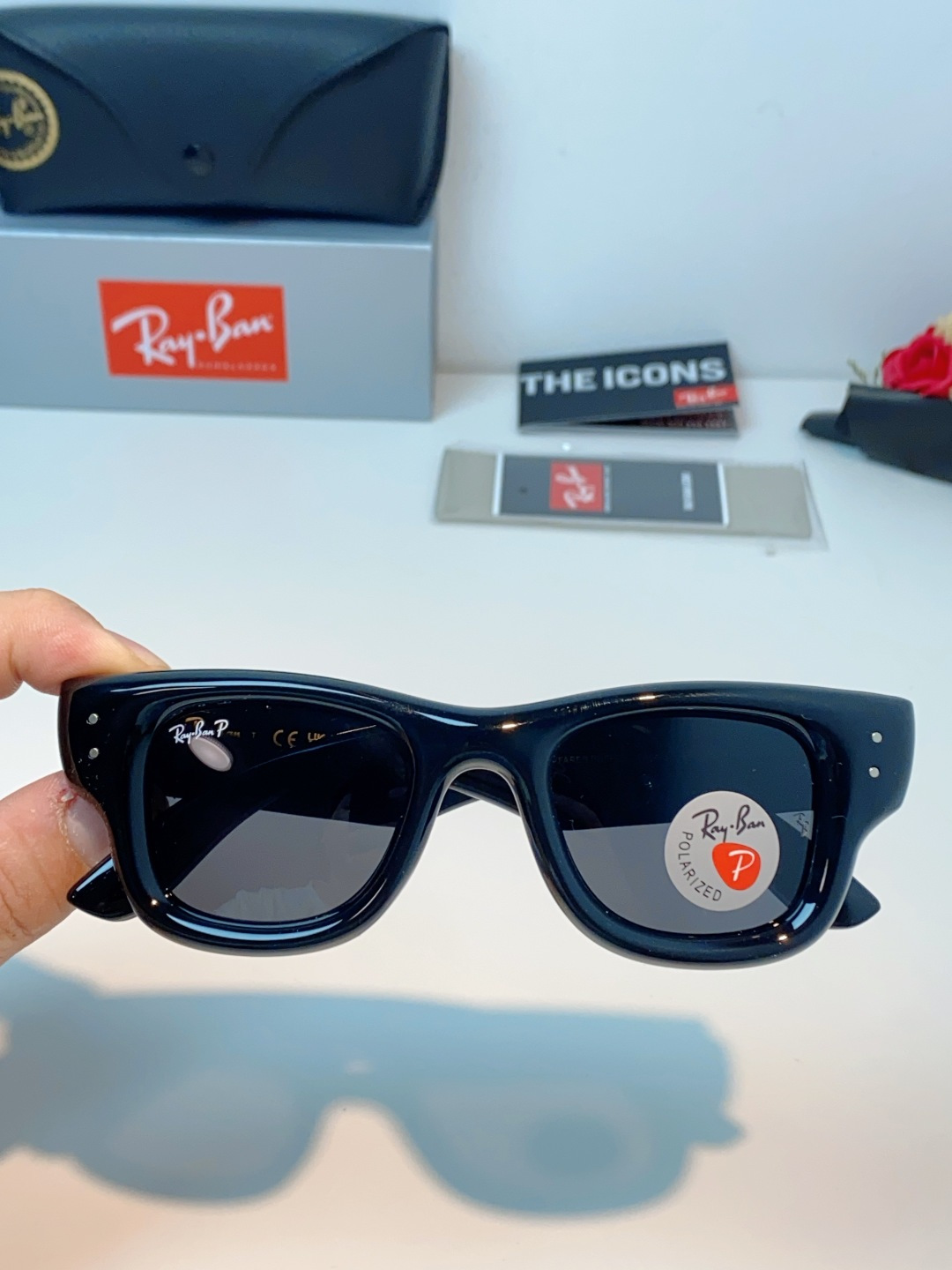 RayBan雷朋 ASAP ROCKY联名带钻款Puffer方形男女款太阳镜0RB4940B Size:
