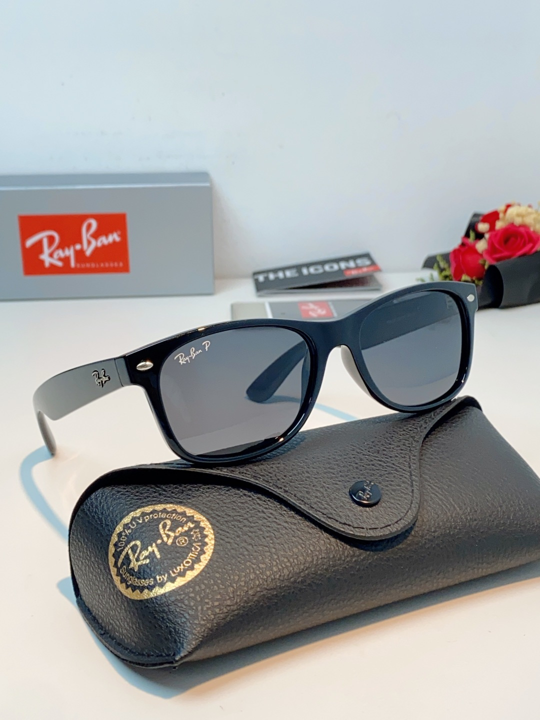 雷朋Ray‑Ban｜经典旅人系列墨镜，经典Wayfarer方框版型，万年不过时，不挑脸型不挑性别，男女同