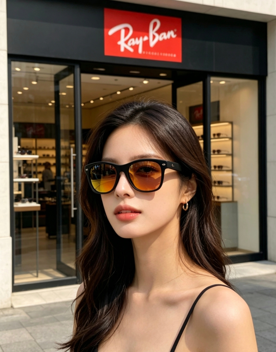 雷朋Ray‑Ban｜经典旅人系列墨镜，经典Wayfarer方框版型，万年不过时，不挑脸型不挑性别，男女同