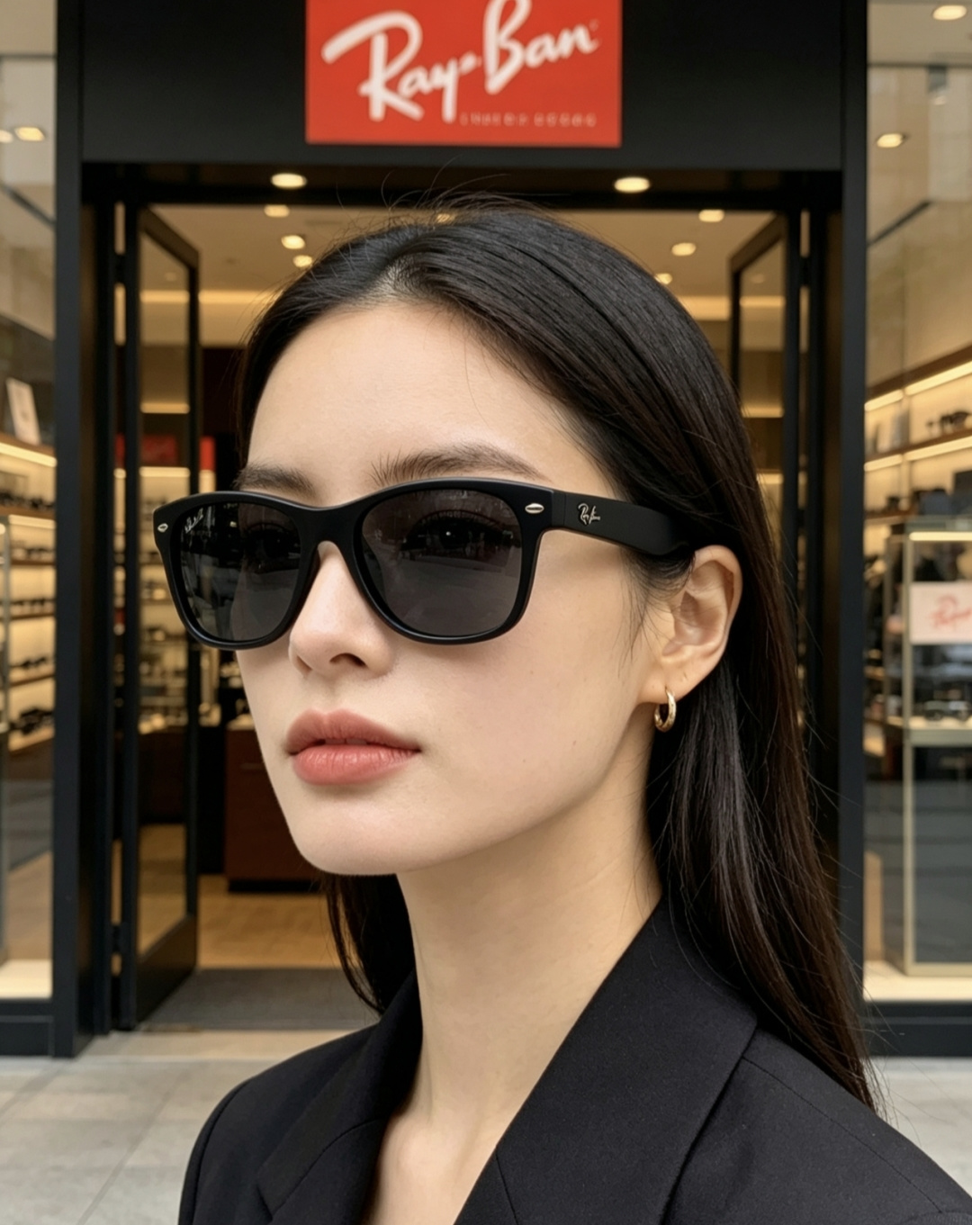 雷朋Ray‑Ban｜经典旅人系列墨镜，经典Wayfarer方框版型，万年不过时，不挑脸型不挑性别，男女同