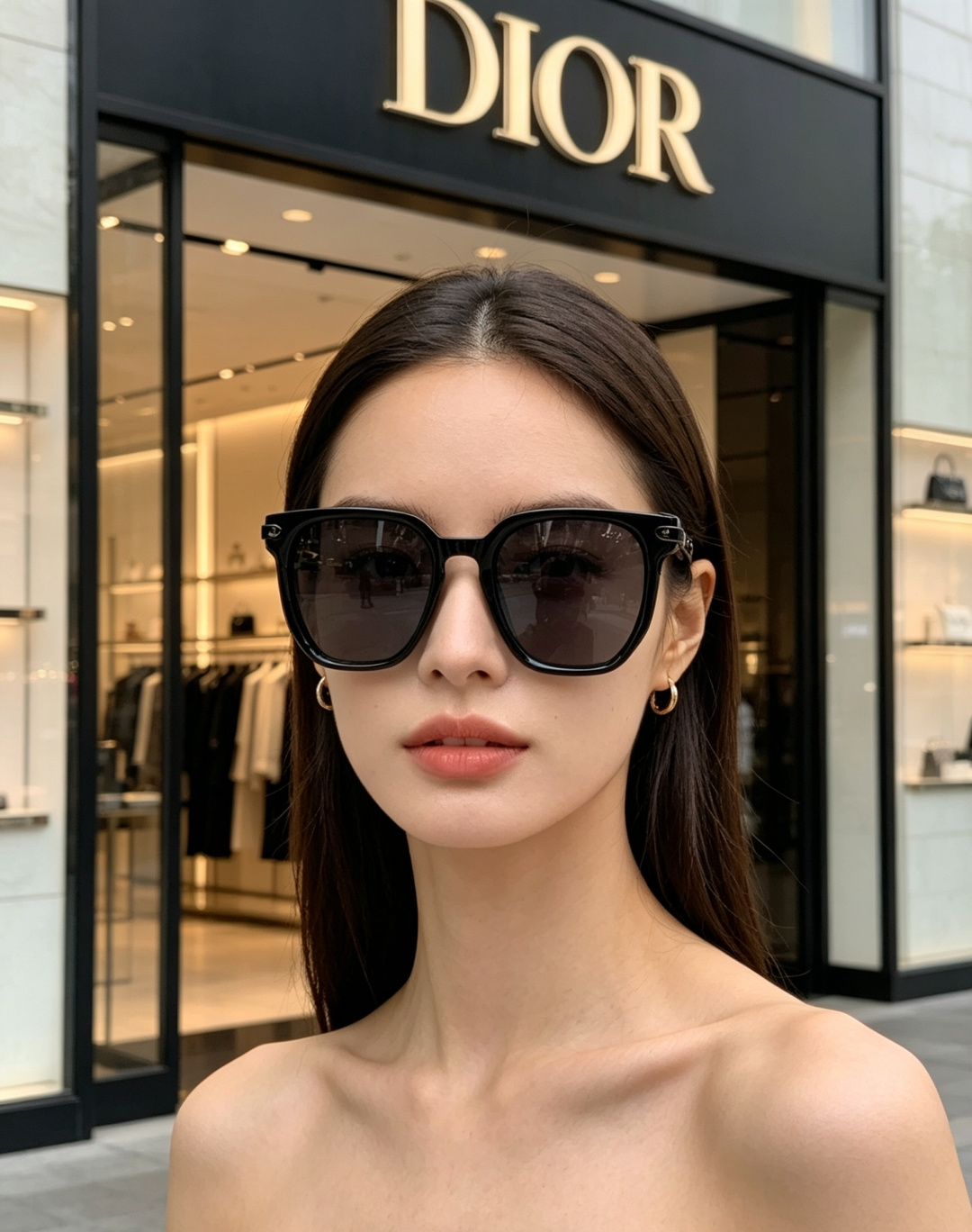 Dior迪奥  新款方形墨镜 | 都市轻熟风质感之选，利落廓形，低调的法式精致，经典的方形镜框，线条利落