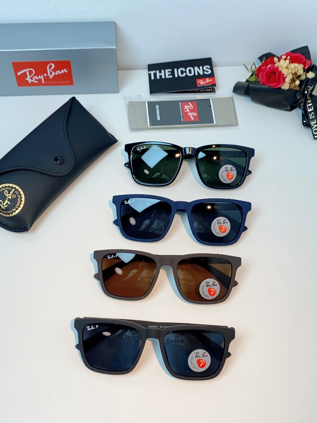 RayBan雷朋 2026经典方形偏光墨镜｜天生焦点，型格不设限，🕶️ 自带高阶气场的雷朋经典款，一戴上