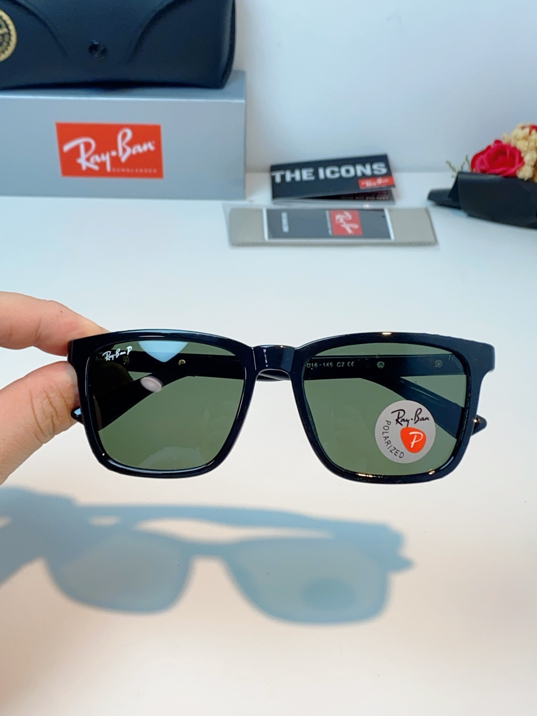 RayBan雷朋 2026经典方形偏光墨镜｜天生焦点，型格不设限，🕶️ 自带高阶气场的雷朋经典款，一戴上