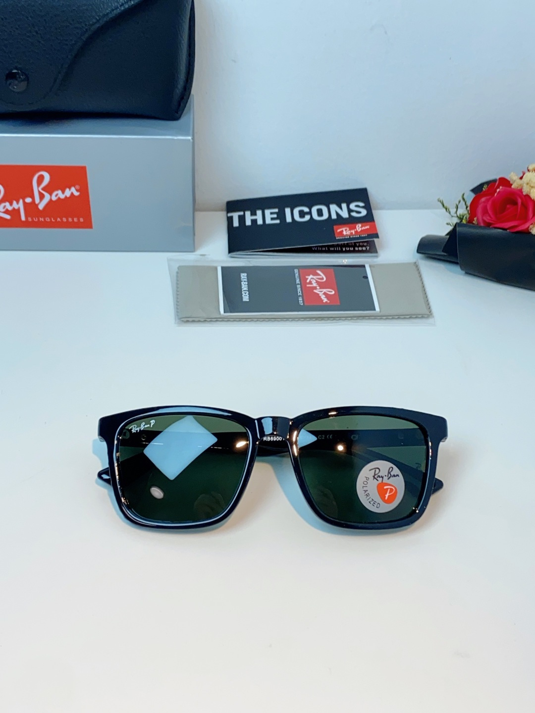 RayBan雷朋 2026经典方形偏光墨镜｜天生焦点，型格不设限，🕶️ 自带高阶气场的雷朋经典款，一戴上