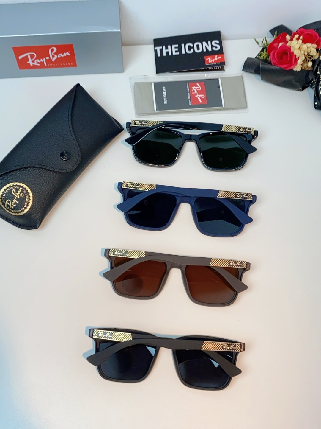 RayBan雷朋 2026经典方形偏光墨镜｜天生焦点，型格不设限，🕶️ 自带高阶气场的雷朋经典款，一戴上