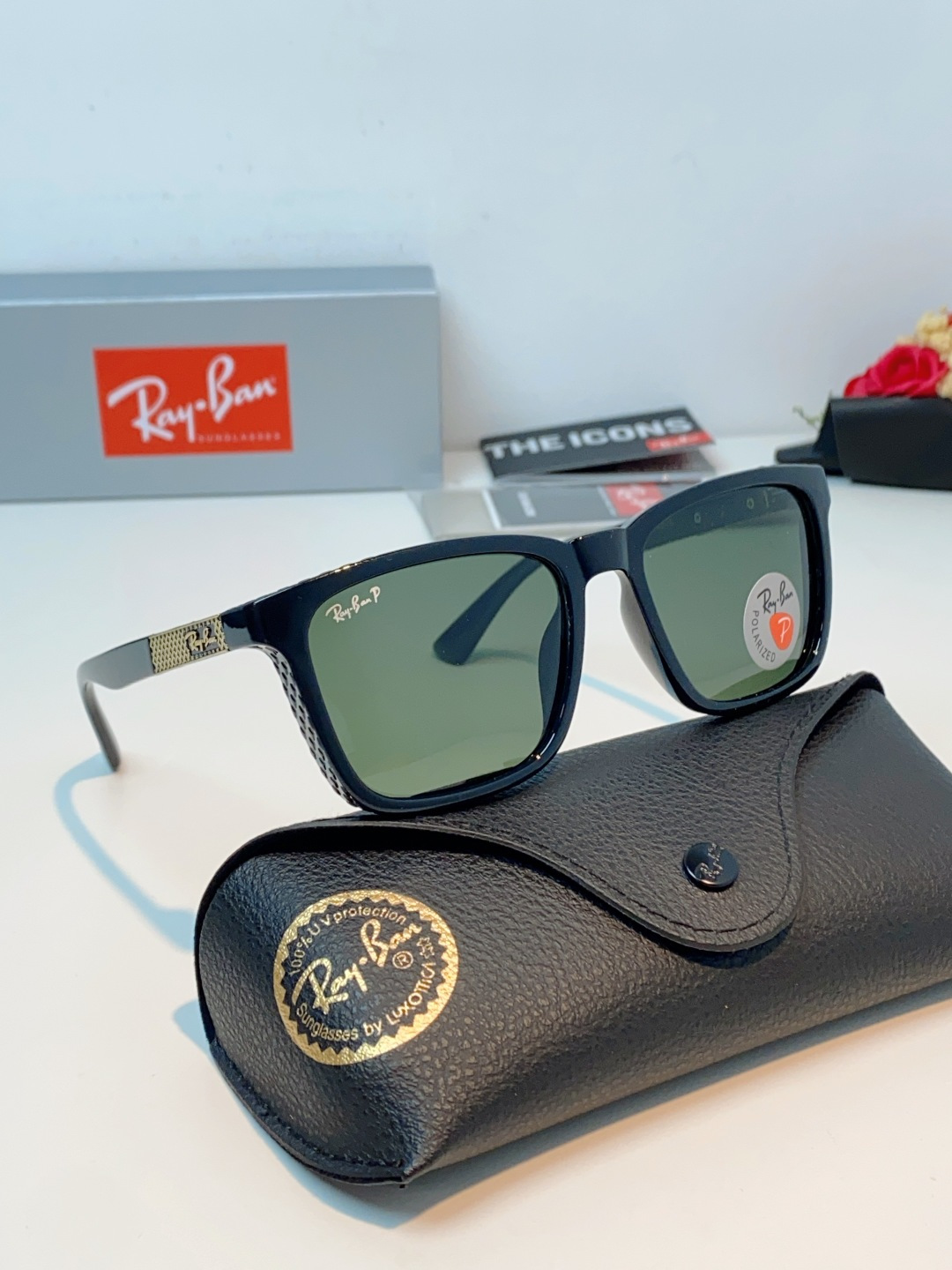 RayBan雷朋 2026经典方形偏光墨镜｜天生焦点，型格不设限，🕶️ 自带高阶气场的雷朋经典款，一戴上