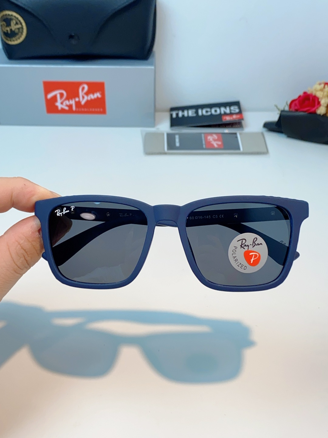 RayBan雷朋 2026经典方形偏光墨镜｜天生焦点，型格不设限，🕶️ 自带高阶气场的雷朋经典款，一戴上