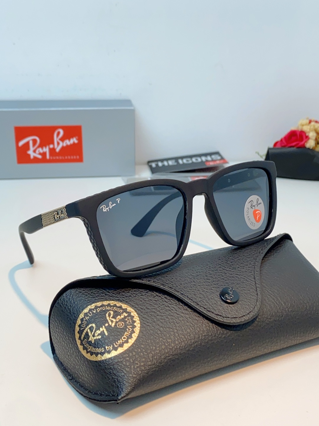 RayBan雷朋 2026经典方形偏光墨镜｜天生焦点，型格不设限，🕶️ 自带高阶气场的雷朋经典款，一戴上