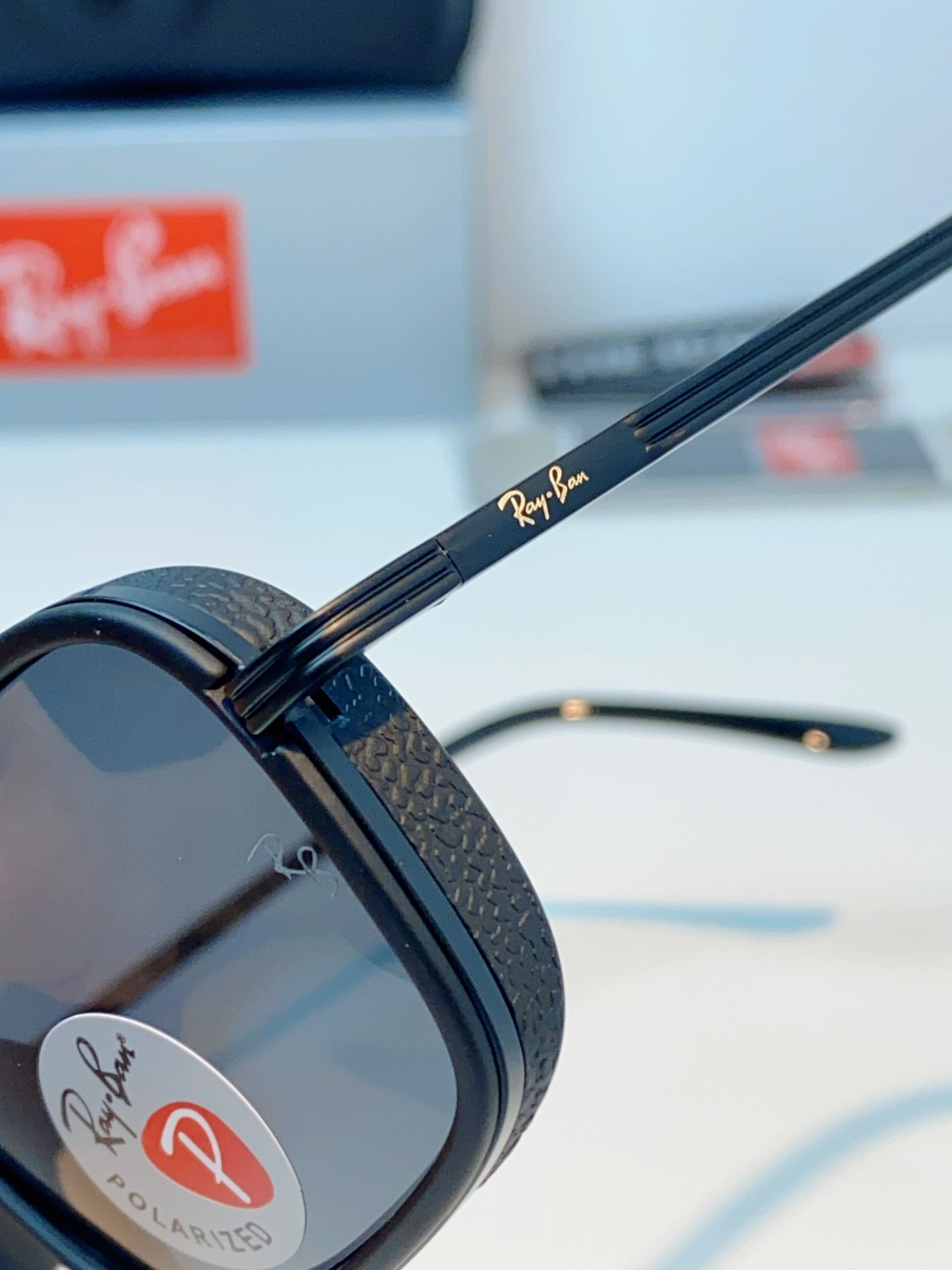 Rayban雷朋 新款 偏光太阳镜  男女同款时尚潮流墨镜驾驶开车休闲太阳眼镜 RB4105 Size: