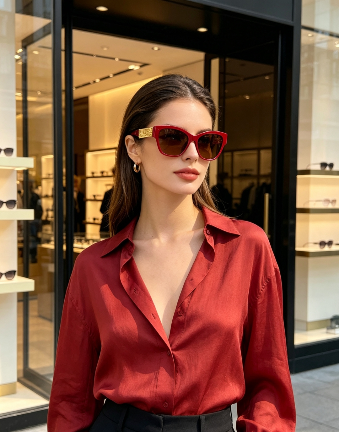 Chanel香奈儿 2026新款金饰墨镜，法式优雅永不落幕，菱格纹×双C，解锁贵气氛围感。通勤出街百搭不