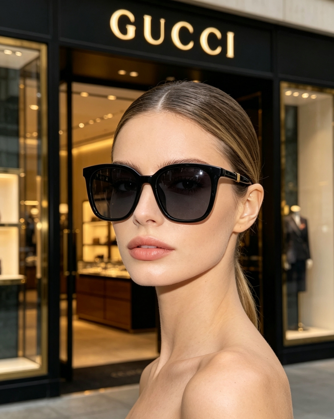 Gucci古奇 2026新款墨镜，以品牌标志性的红绿织带元素为灵感，将经典元素融入镜腿细节，低调中尽显品