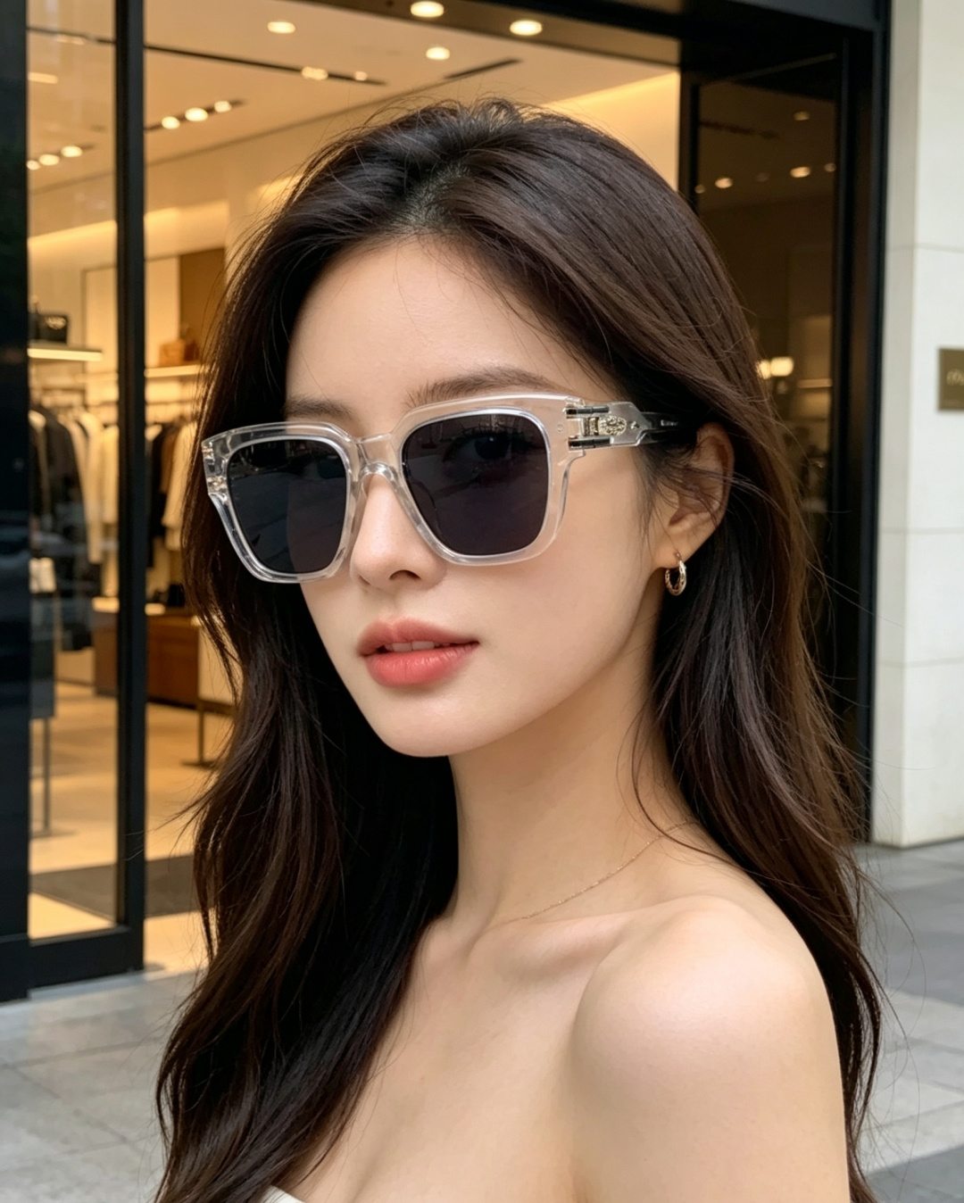 Chrome Hearts 克罗心 复古方框太阳镜，这副克罗心太阳镜，是美式街头奢华美学的标志性单品，也