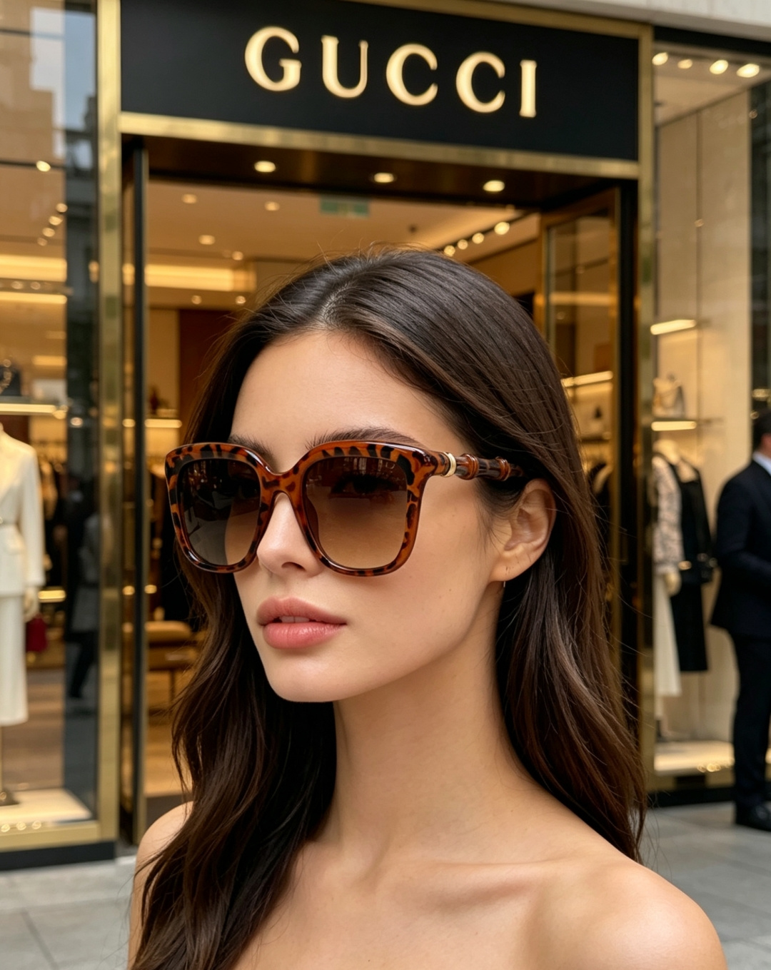 GUCCI古奇 2026新款竹节系列太阳镜，将品牌标志性的竹节元素与现代复古美学完美融合，是自带优雅气质