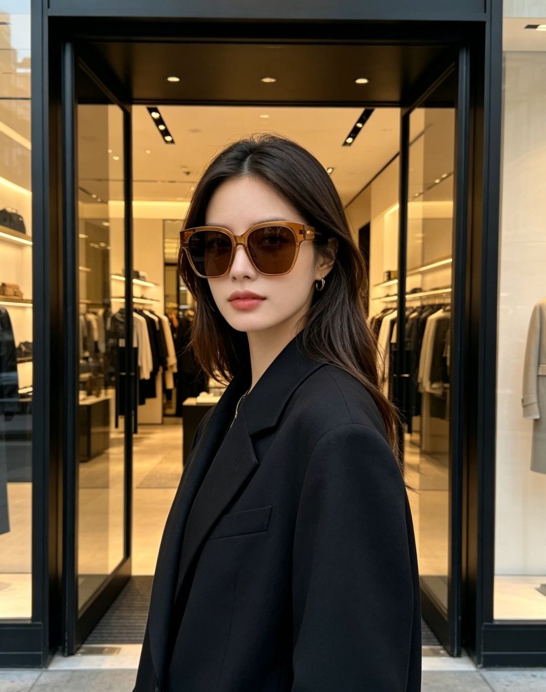Balenciaga巴黎世家 2026新款先锋街头设计风格，这副经典方框墨镜兼顾日常百搭与潮流辨识度。亮