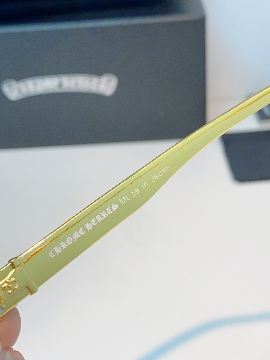 Chrome Hearts 克罗心 2026新款经典黑粗方框版型，利落方正轮廓，强效修饰圆脸、鹅蛋脸、方
