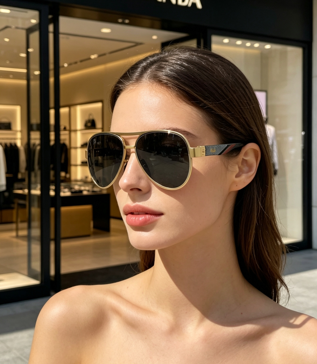 RayBan雷朋 2026新款飞行员蛤蟆镜，永不过时的爆款版型。哑光黑金属镜架硬朗利落，镜腿精致菱格纹理