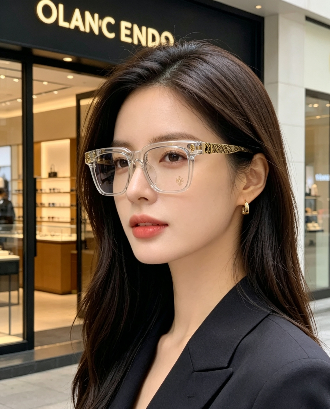 Chrome Hearts 克罗心 2026新款经典黑粗方框版型，利落方正轮廓，强效修饰圆脸、鹅蛋脸、方