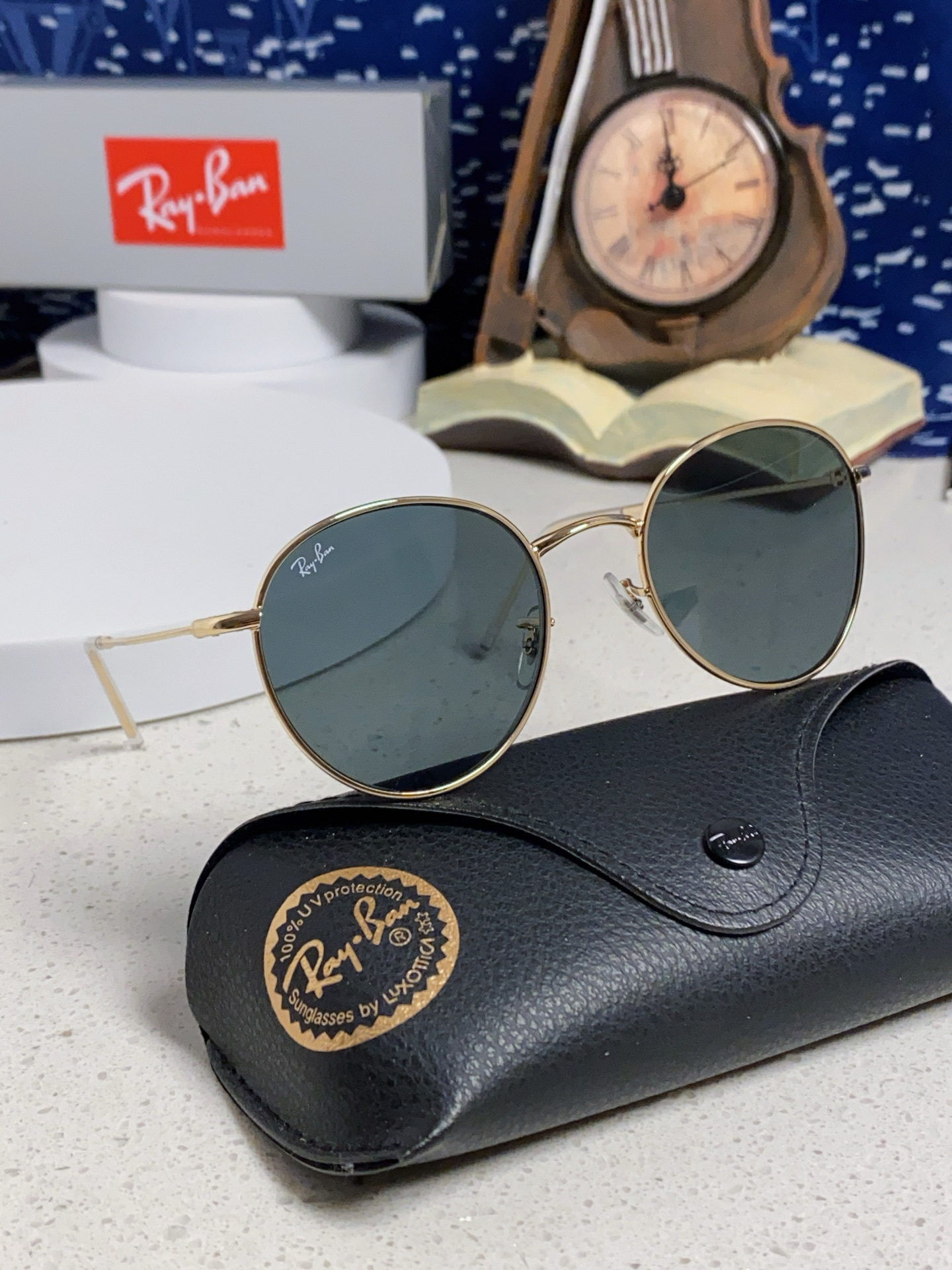 RayBan雷朋REVERSE反转潘托斯金属框眼镜男女款太阳墨镜RB0103S