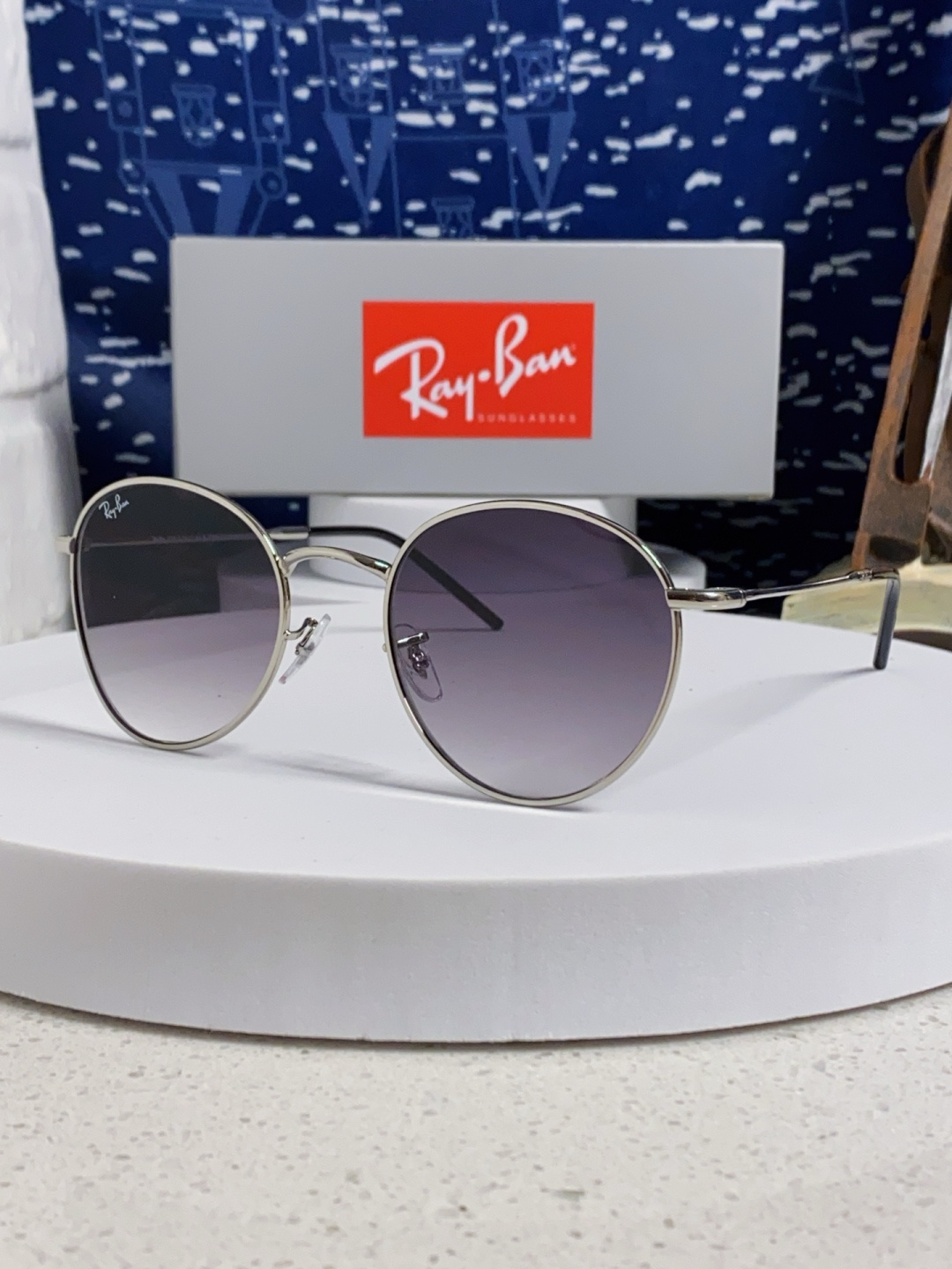 RayBan雷朋REVERSE反转潘托斯金属框眼镜男女款太阳墨镜RB0103S