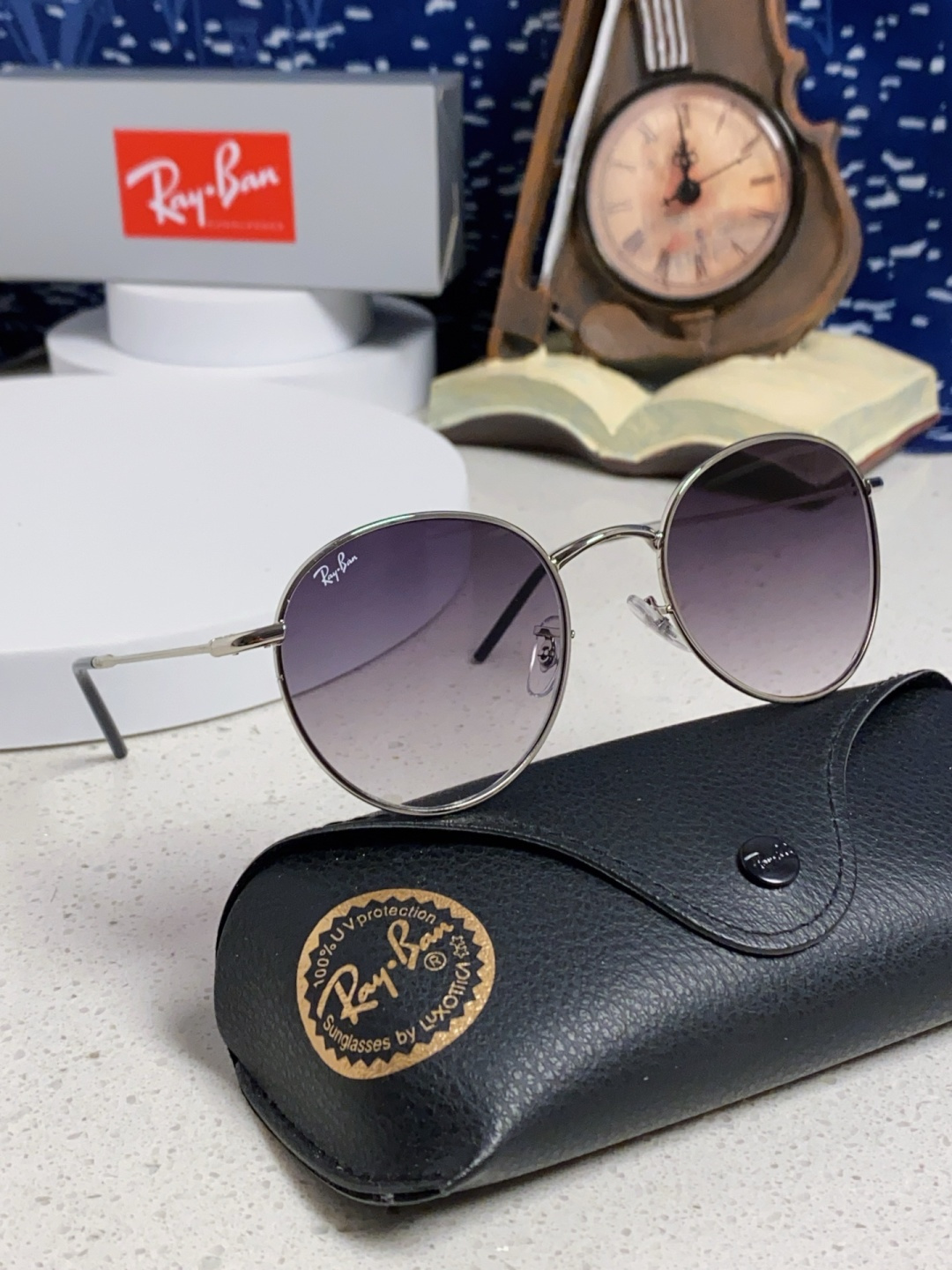 RayBan雷朋REVERSE反转潘托斯金属框眼镜男女款太阳墨镜RB0103S