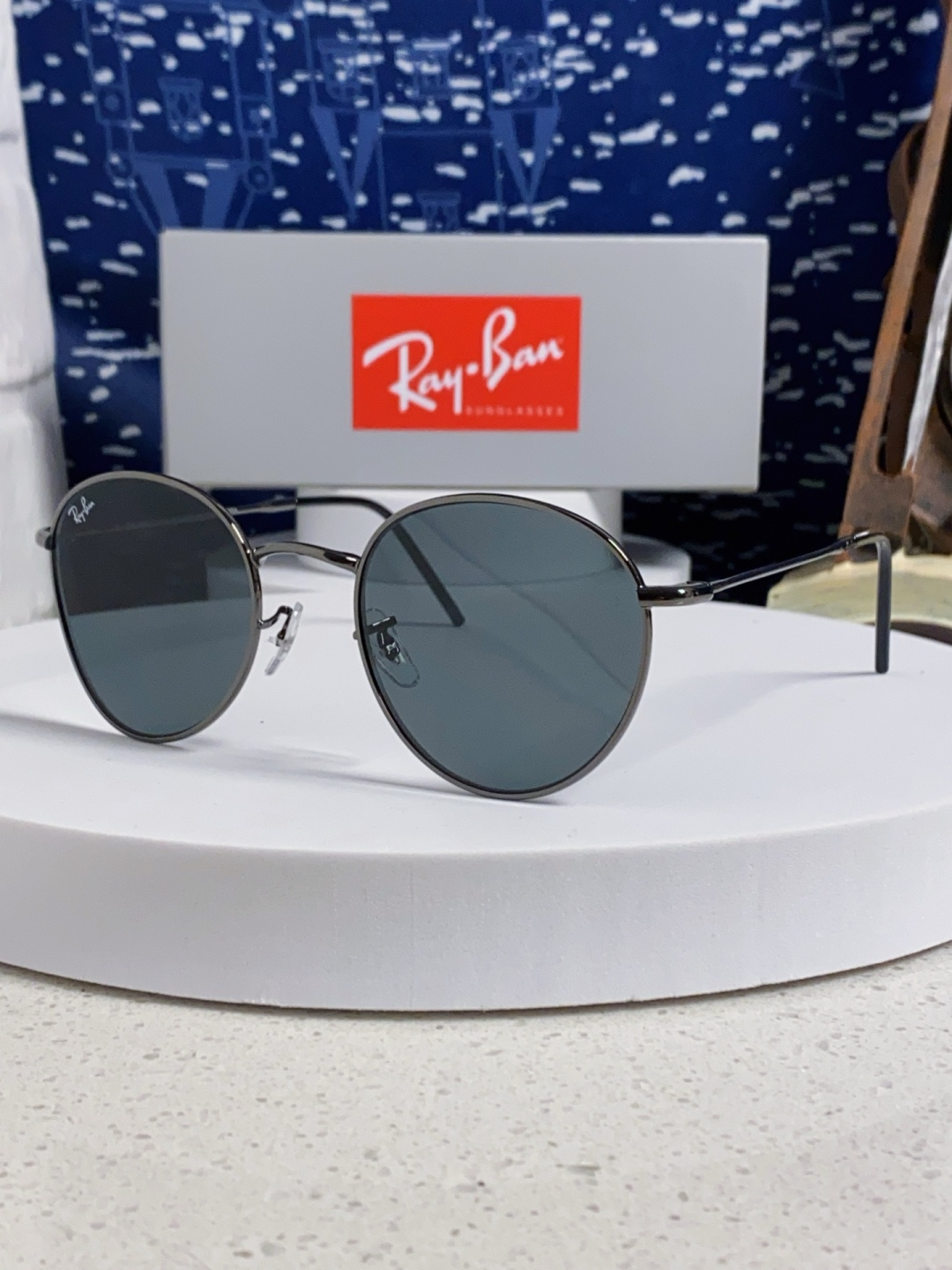 RayBan雷朋REVERSE反转潘托斯金属框眼镜男女款太阳墨镜RB0103S