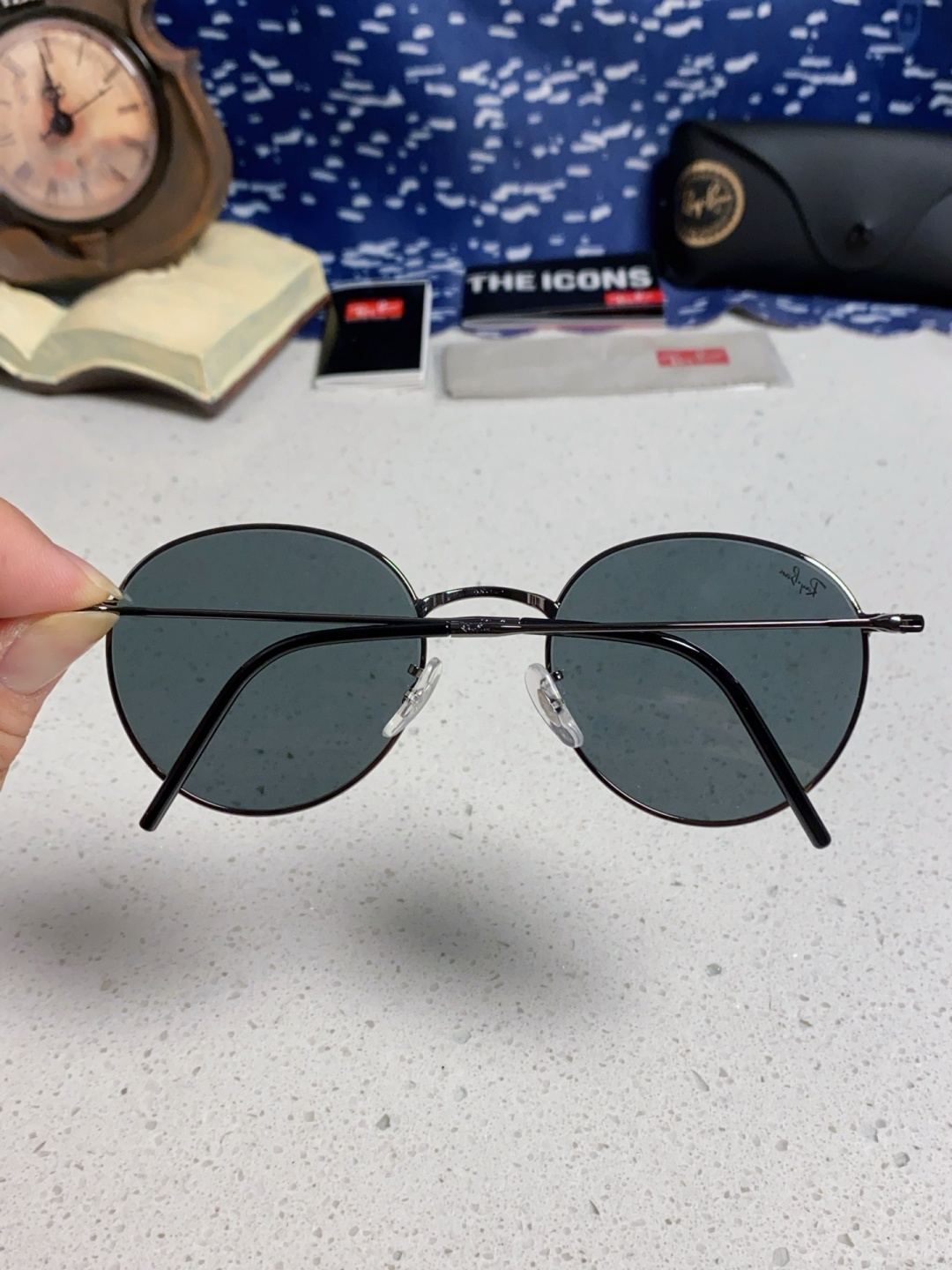 RayBan雷朋REVERSE反转潘托斯金属框眼镜男女款太阳墨镜RB0103S