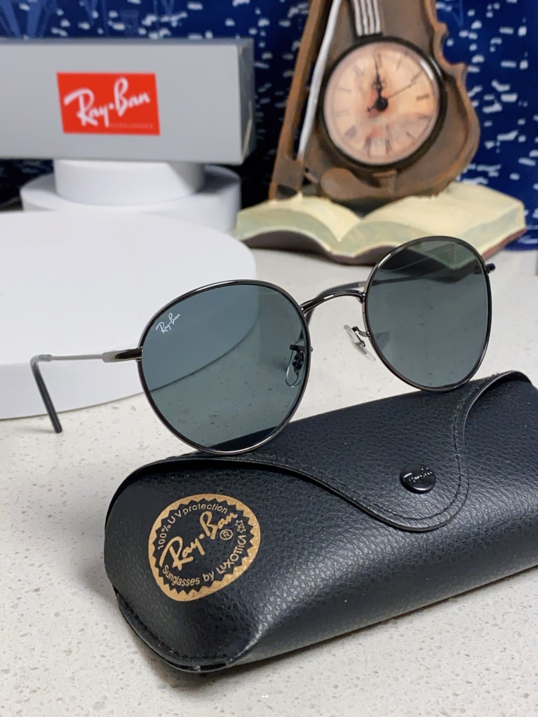 RayBan雷朋REVERSE反转潘托斯金属框眼镜男女款太阳墨镜RB0103S