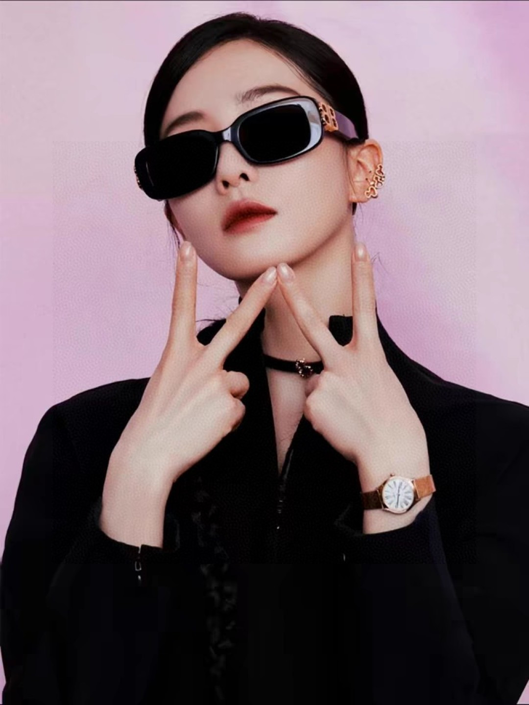 Balenciaga巴黎世家2026新品墨镜女潮流经典BB窄框太阳镜 BB0310SK