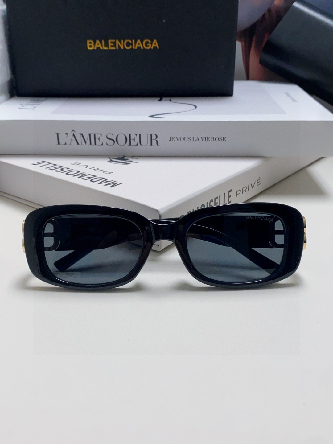 Balenciaga巴黎世家2026新品墨镜女潮流经典BB窄框太阳镜 BB0310SK